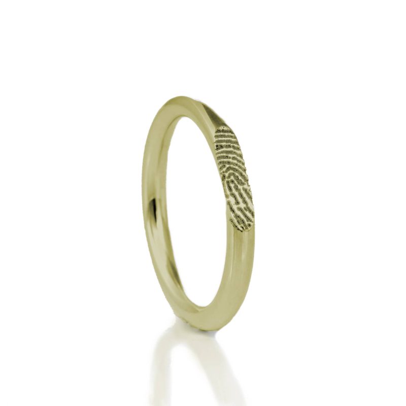 Ring - mit Fingerabdruck | Gold