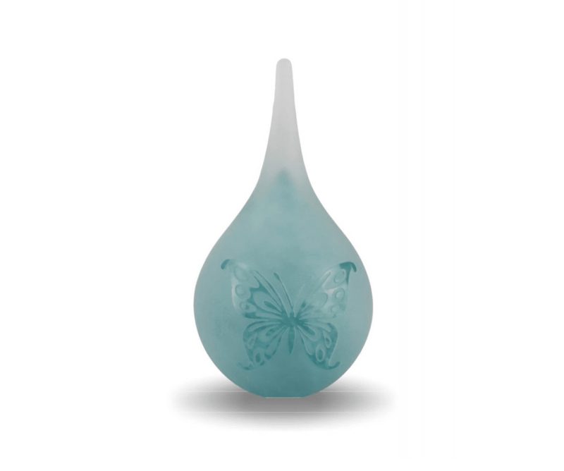 Urn Hart - Frosted Line Pebble Hart | 50ml | Personalisiert