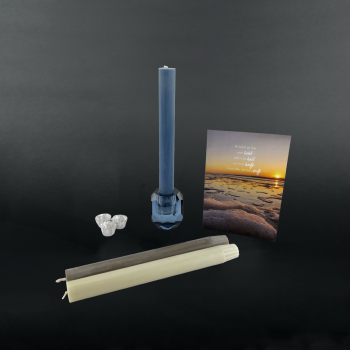 Troostbox - Gedenkkaars Blauw/Grijs